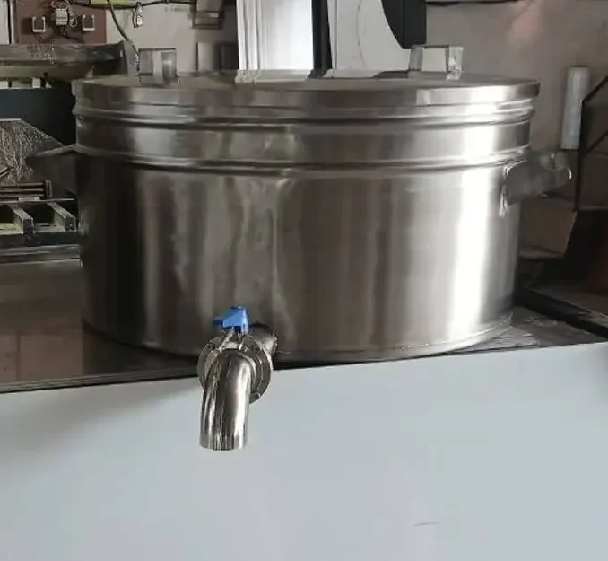 دیگ تک جداره استیل دیگ صنعتی تک جداره